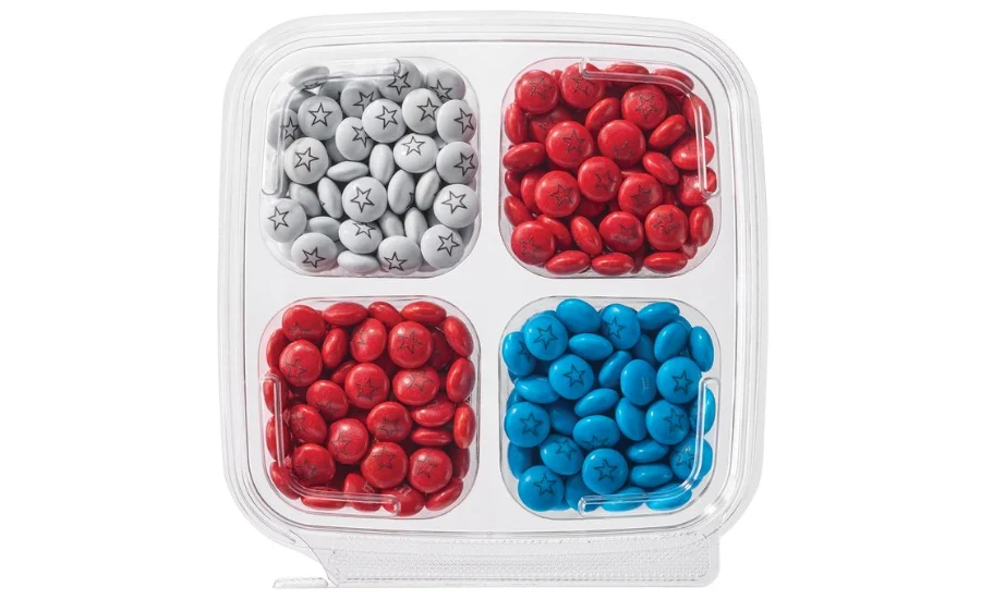 Revolutionizing Grab-and-Go Dining: Inline Plastics Unveils the TSSB4CD Four-Compartment Clamshell Featuring Advanced Anti-Migration Engineering